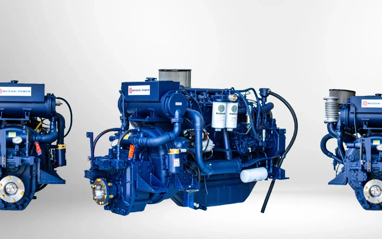 Brand new marine engine